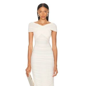 Ronny Kobo  Amira Ruched Maxi Dress-NEW with tags